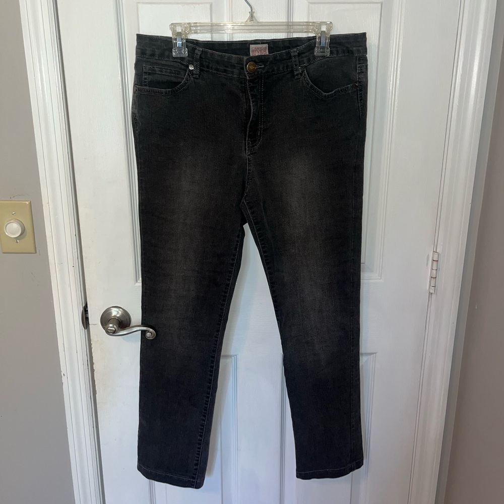 Canyon River Blues Black Straight Leg Jeans